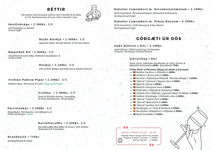 Bubbly Bistro & Wine menu 1