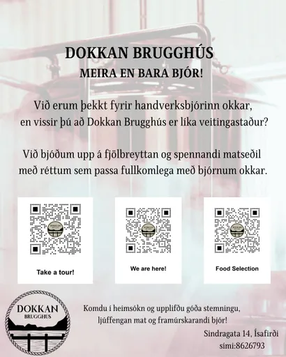 Dokkan brugghús menu 6