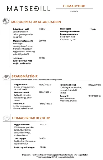 Heimabyggð menu 2